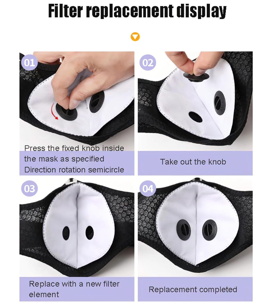 Cycling Face Mask Filter