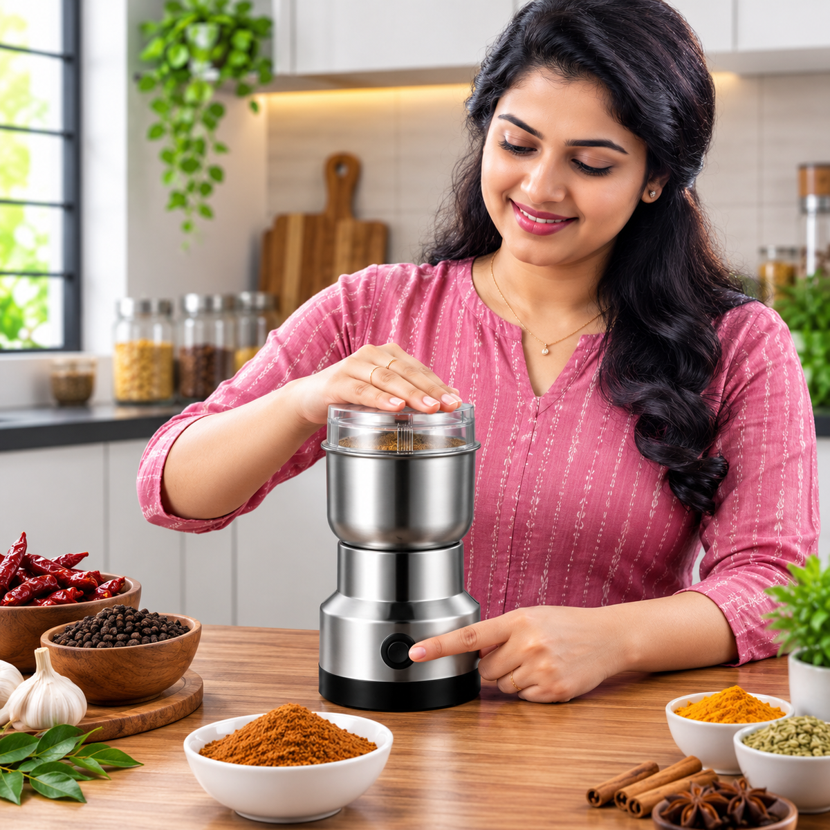 Stainless Steel Electric Grinder9