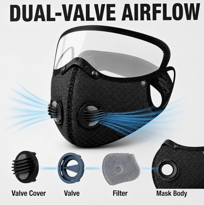Cycling Face Mask Filter